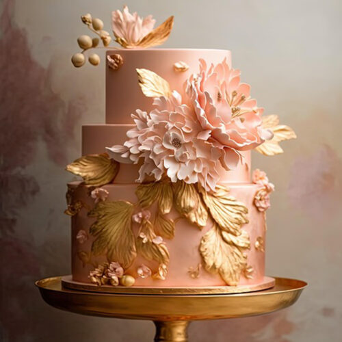 Custom Vanilla Birthday Cake