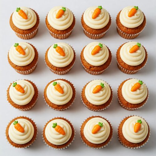 12 x Carrot Cupcakes
