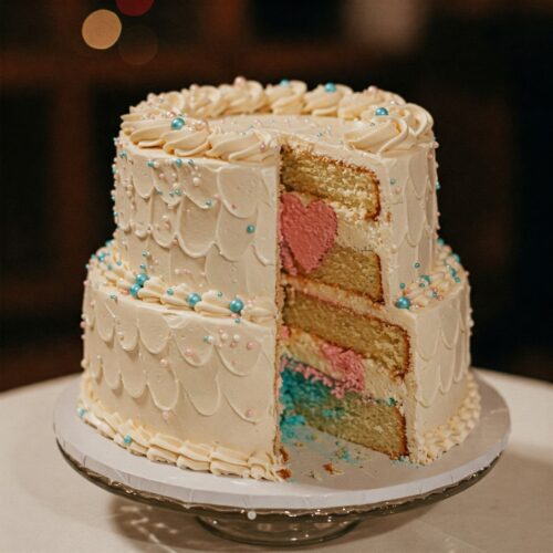Custom Wedding Cake | Gender Reveal