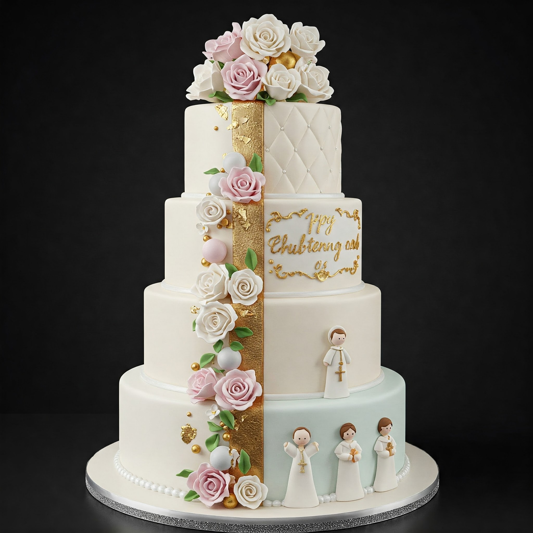 Custom Christening Cake | Vanilla - Image 2